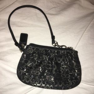 Black Coach wristlet